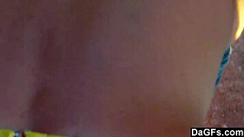 Saucy Teen Loves Outdoor Blowjob