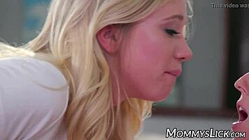 i feel the lusty teen bailey brooke's tongue on my big booty stepmom's pussy, licking her piercing.