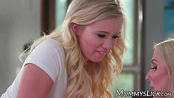 i feel the lusty teen bailey brooke's tongue on my big booty stepmom's pussy, licking her piercing.