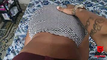 Mel Fadinha Giving It To Big Black Cock Bareback