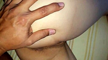 Boldly convincing stepsister for homemade doggystyle sex