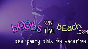 What happens with sexy party girls at wild nightclub beach vacations?