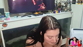 After Workout, She Fucks Hot Guy, Returns With Cum In Pussy