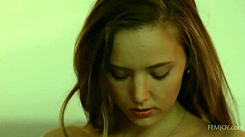 Sensual self pleasure with stockings and orgasm