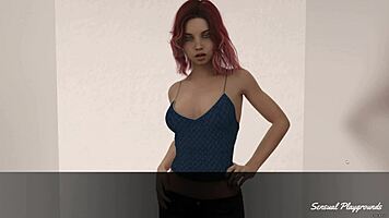 lust theory perfect day pt3 with sensual 3d brunette action