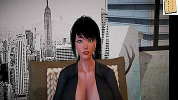 In my new family, the redhead amateur gets erotic sex with tits and ass in the game!