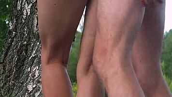 Intense Public Anal With Perfect Body Teen Slut Outdoors
