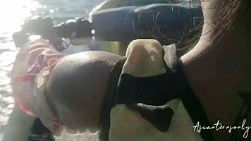 Having Fun With Jet Ski And Beach Activities