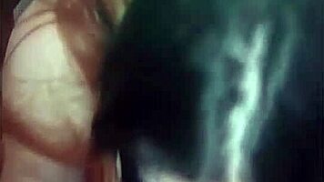 Fucked friend's mom and filled her pussy during the game