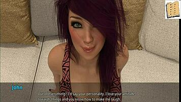 Wvm 113 chatting to gogeous pink haired milf in anime hentai style