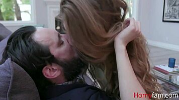 Audrey Hempburne Bangs Dad to Spite Stepmom in Taboo Clash