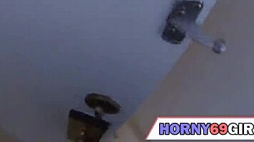 Seducing a Cute Girl with Small Natural Tits