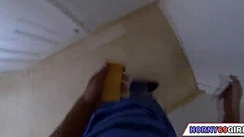 Seducing a Cute Girl with Small Natural Tits