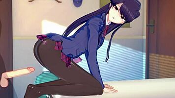 Komi Pleasures Only By Footjob