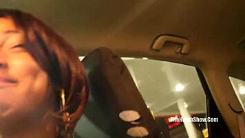 Ebony teen Lovemore in wild threeway gangbang!