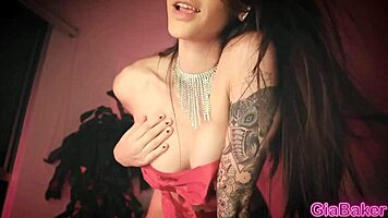 gia baker teasing with dildo on webcam 😏