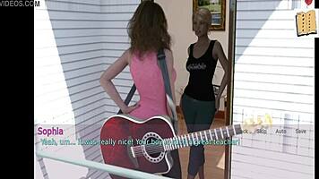 Is that wife playing erotic games with her mother-in-law?