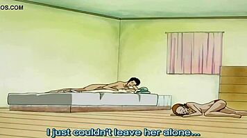 Sexy cartoon girl swallows cum after blowjob and assfucking