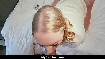 stepdaddy aids his girl in removing stuck buttplug from tight ass