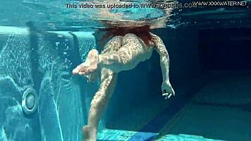 Nicole Pearl Super Hot Shaking Tight Ass by the Pool