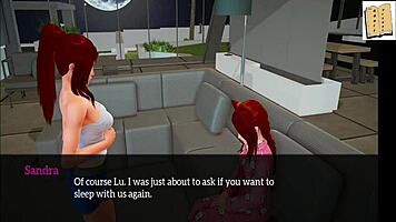 my new family series features teen redhead with small tits in erotic cartoon game