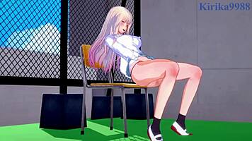 Marin kitagawa and shinju inui with old man in intense hentai sex, creampie cartoon