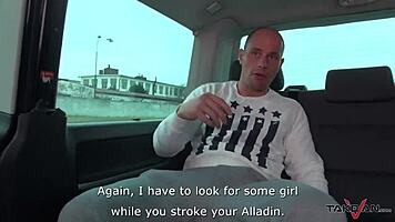 Squirting Brunette Picked Up for Raw Van Fuck with Stranger