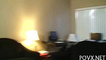 I'm Destiny Jaymes, the sex model getting fucked hard in POV.