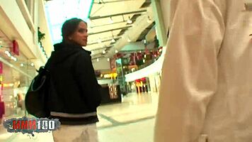 young blonde babe hunts for sex in public outdoor areas of czech republic