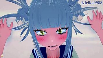 Himiko Toga and Mirko have intense POV sex in My Hero Academia hentai