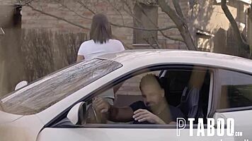 Sports Car Lorenzo Viota and Niki Harris in Reality POV Hardcore with Petite Teens.