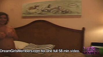 Wow, shy 18-year-old tries eating pussy for first time on spring break! 😍