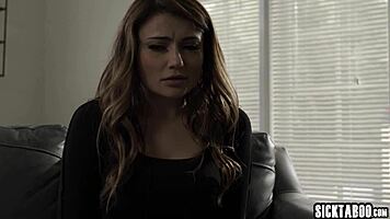 submissive teen babysitter adria rae obeys boss with horny cock sucking