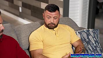 Jc wilds and molly little kiss in bathroom