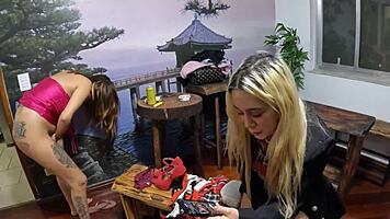 Ma Santos And Mila Falk's Intense Backstage Dirty Talk