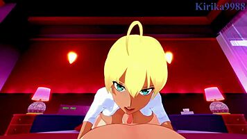 Erina Nakiri and Ikumi Mito Engage in Intense POV Sex in Food Wars Hentai