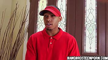 She received a big dick pizza delivery