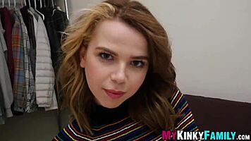 Horny stepsis turns jizz-eating beast after wild ride... oops