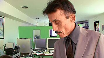 Mature Dude Fucks Perfect Young 18+ Brunette Jennifer White With Huge Tits