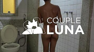 Skinny Brazilian Teen 18+ Moaning in Doggystyle Action