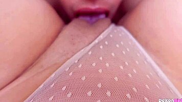 Classmate Masturbates In Front Of Me, Then Gets Bent Over For Creampie Riding.