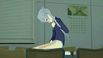 Aoba suzukaze and hifumi takimoto masturbates and intense futanari sex - new game hentai 😍