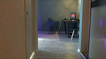 He spied on me while I MASTURBATED my pussy. I didn’t mind and invited his cock to join!