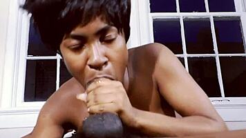 Watch The Hottest Teen Ebony Deepthroat And Blowjob Action!