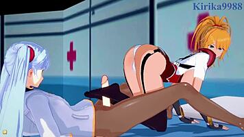 i love setsuko ohara excellen browning fucking ruri hoshino with futanari creampie