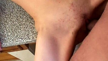 POV Hardcore with Skinny British Teen in Bathroom