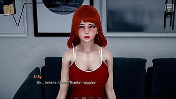 Teen with small tits plays game where bully becomes her lover