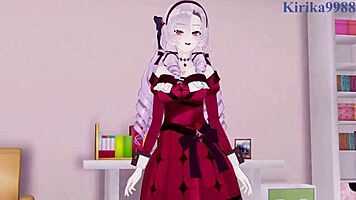 Lize Helesta and Salome engage in intense sex in Nijisanji VTuber hentai.