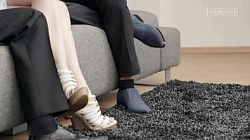 Hardcore Amateur Double Teamed in Intense Doggy Creampie