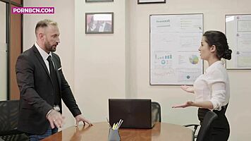 Office boy Tommy Cabrio dominates with hardcore ass fucking in 4K.